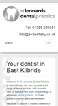 Mobile Screenshot of ekdentistry.co.uk